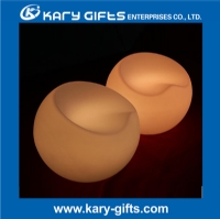 WIFI LED Apple Shaped Bar Chair Party Rental Cololful Round Chair
